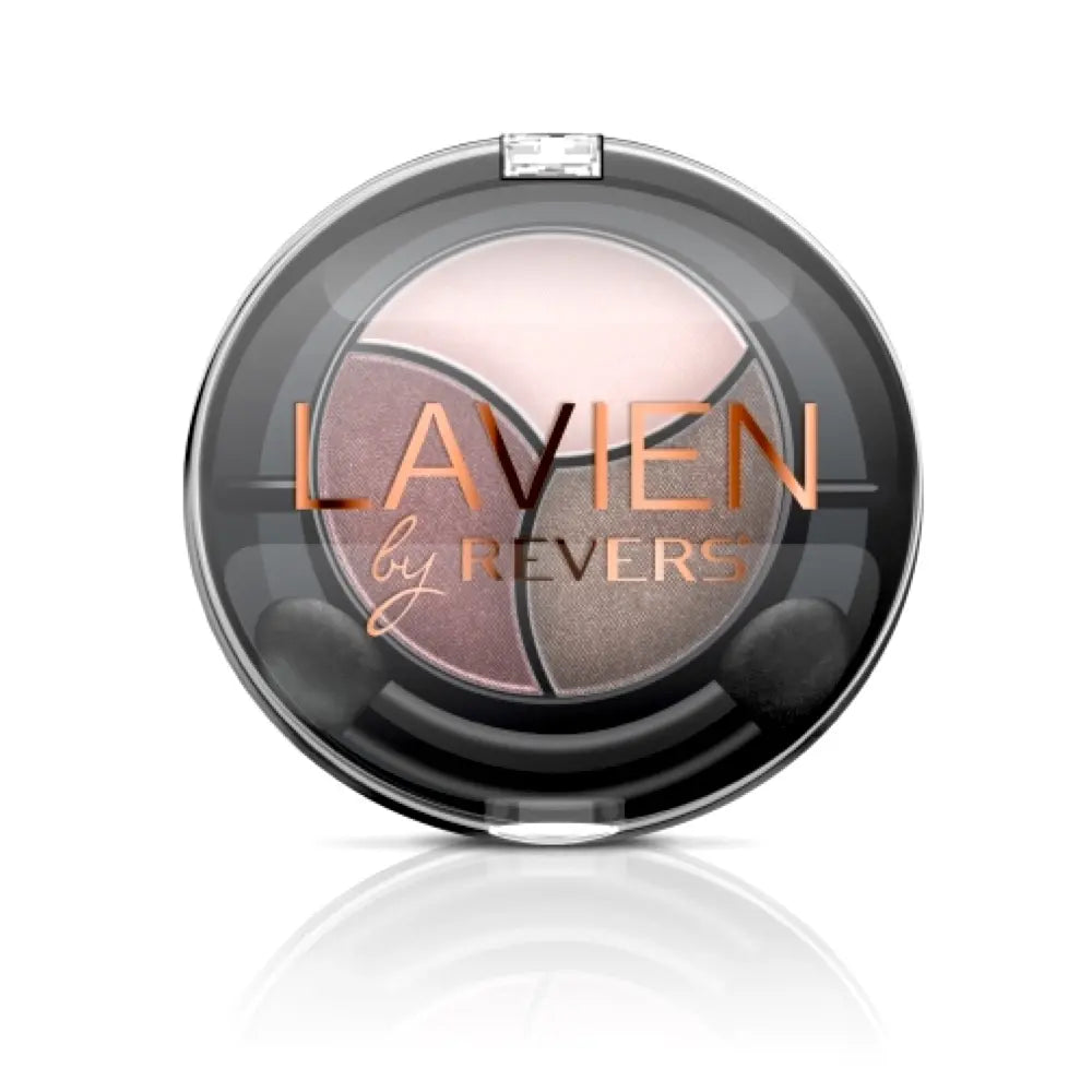 TRIO Eyeshadow Palette Longwear Velvet Eye Shadows Dual-Ended Applicator Brush