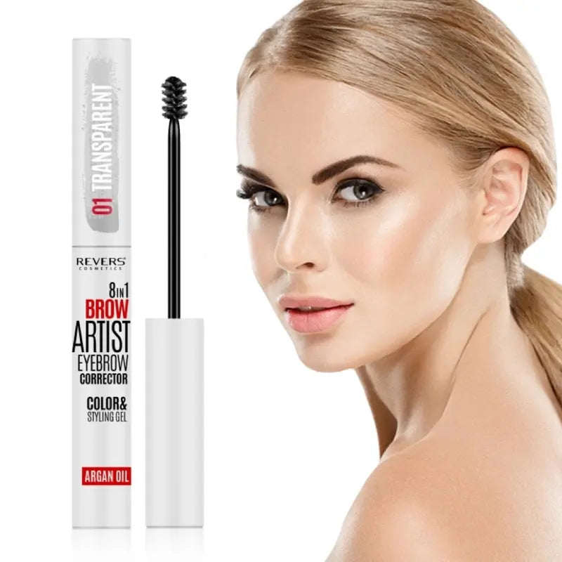 Transparent Brow Artist 8in1 Eyebrow Corrector Styling Gel 01 Transparent