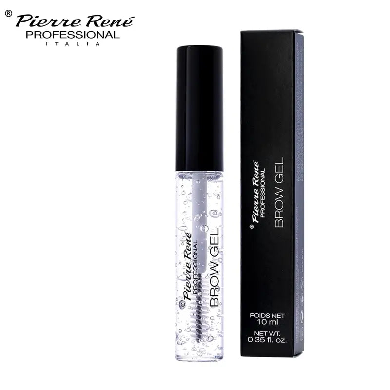 Pierre Rene Transparent Eyebrow Styling Clear Gel Brow Mascara Long-Lasting & Vegan