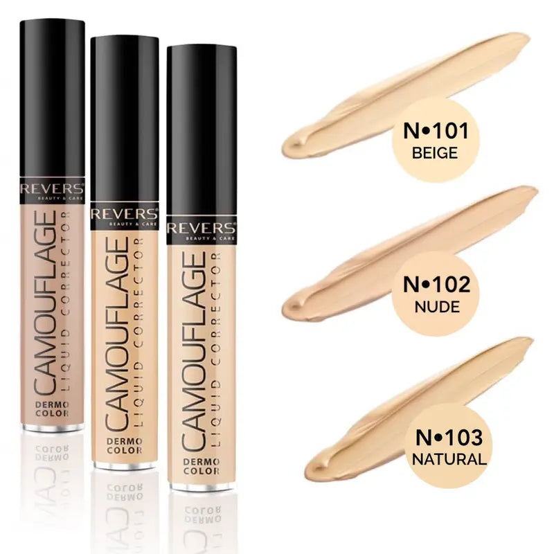 Camouflage Liquid Corrector Long-Lasting Concealer Imperfections & Dark Circles 10ml