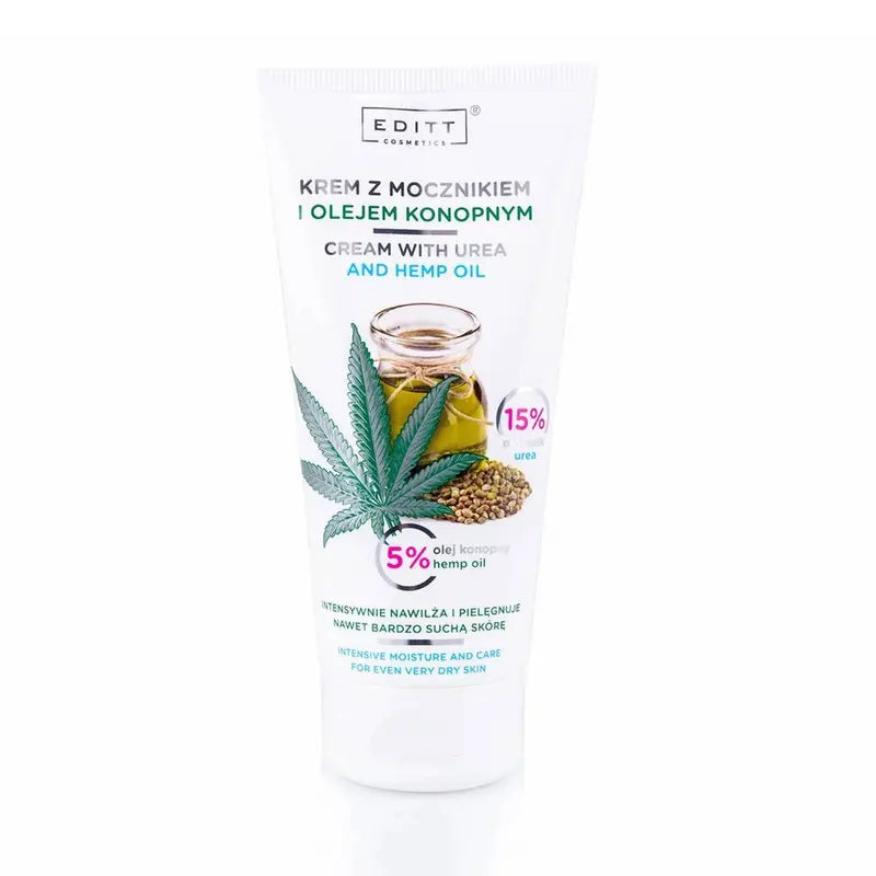 Urea & Hemp Oil Hand, Foot & Body Cream – Intensive Moisturiser for Very Dry Skin 195g