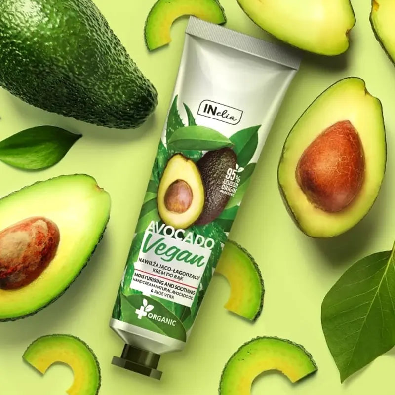 Vegan Avocado & Aloe Vera Moisturizing & Soothing Hand Cream 100ml