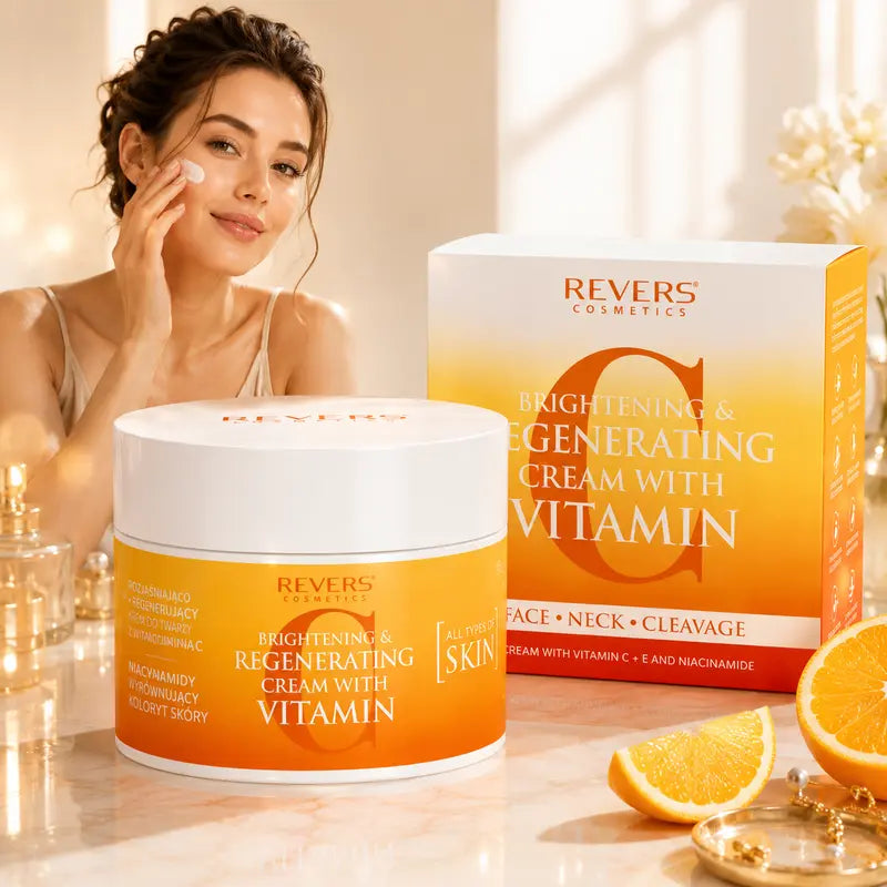 Vitamin C Face Cream with Niacinamide Brightening & Regenerating Moisturiser Dark Spot & Uneven Skin Tone All Skin Types 50ml