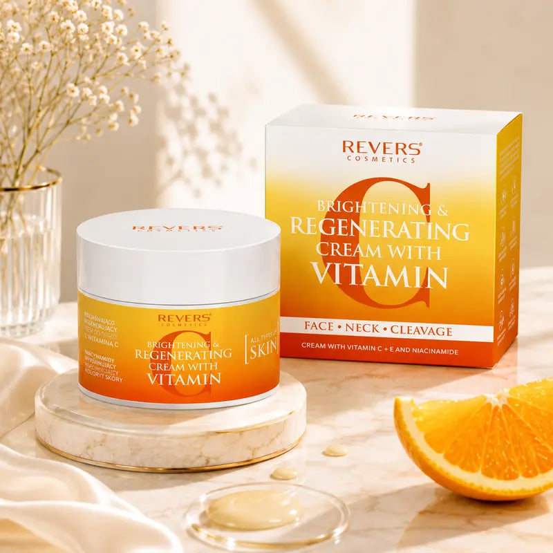 Vitamin C Face Cream with Niacinamide Brightening & Regenerating Moisturiser Dark Spot & Uneven Skin Tone All Skin Types 50ml