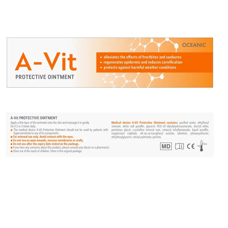 Vitamin A Retinol Ointment – Intensive Moisturizing &amp; Regenerating Care for Dry Skin Maśc z witaminą A