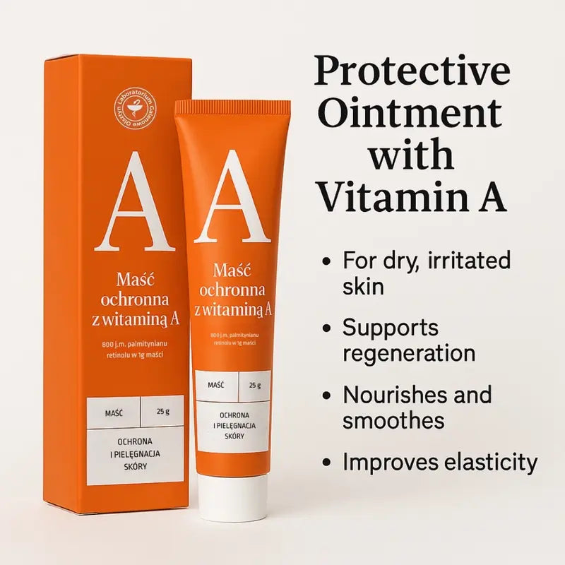 Vitamin A Retinol Ointment Moisturizing Healing Balm for Dry, Cracked & Irritated Skin Repair & Regeneration