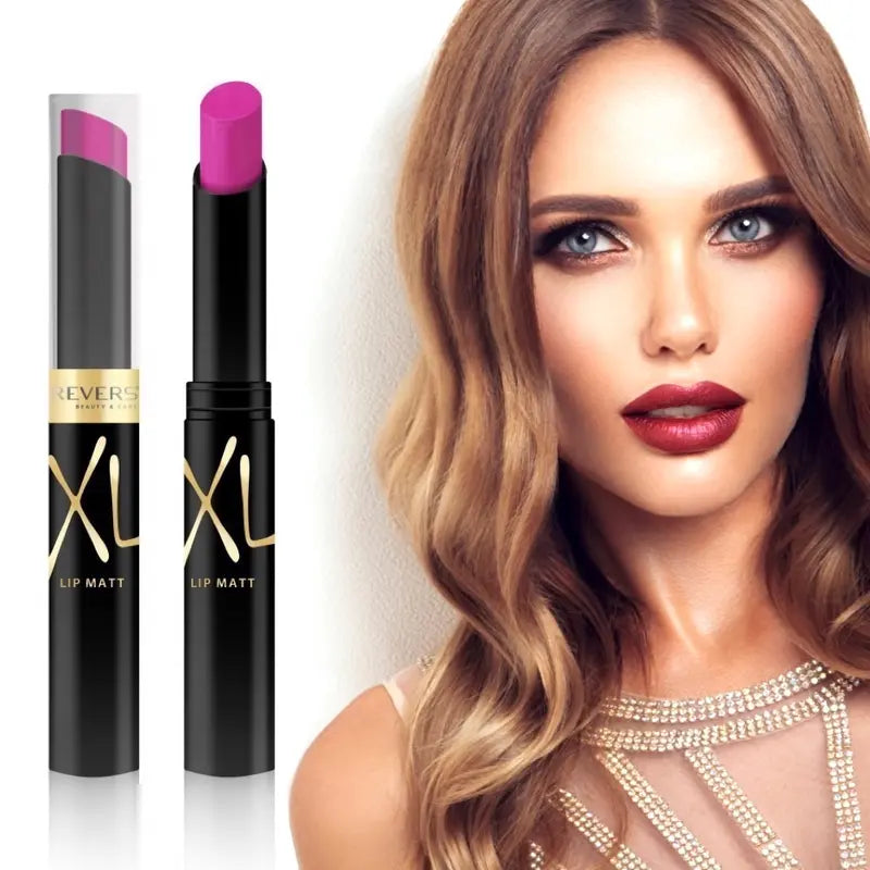 XL Creamy Matte Lipstick Balm Long-Lasting Velvet Lip Colour Stick Hydrating Satin Finish Intense Pigment