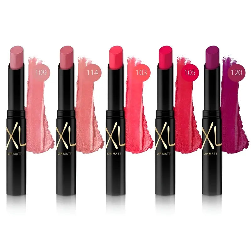 XL Creamy Matte Lipstick Balm Long-Lasting Velvet Lip Colour Stick Hydrating Satin Finish Intense Pigment