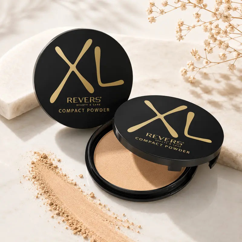 XL Silky Compact Powder – Mattifying & Skin Perfecting Pressed Finishing Powder
