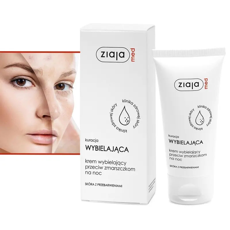 Ziaja Whitening Anti-Wrinkle Night Cream – Brightening & Dark Spot Corrector 50ml