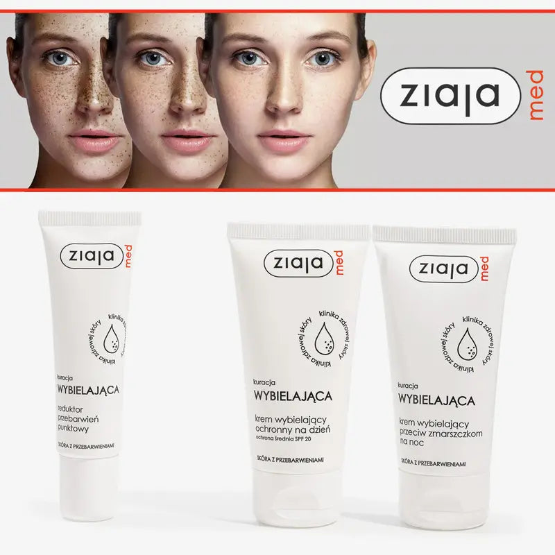 Ziaja Whitening Dark Spot Corrector Cream – Brightening Anti-Age Gel-Cream 30ml
