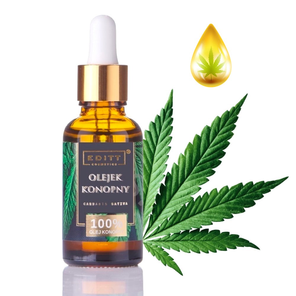 100% Organic Hemp Face & Body Oil Serum Anti-Aging & Nourishing 30 ml
