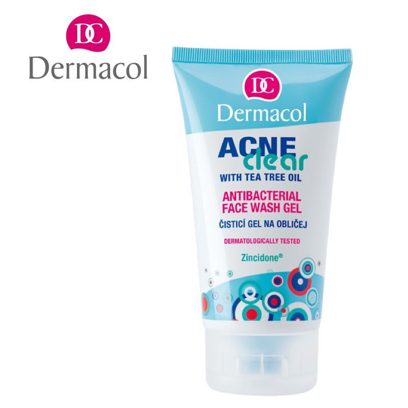 Dermacol Acne Clear Cleansing Face Wash Gel for Problematic & Oily Skin with Tee Tree Oil