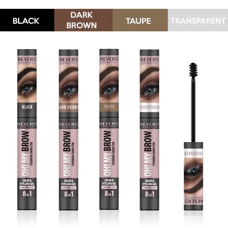 OH! MY BROW Eyebrow Styling Gel-Corrector with Argan Oil Defining, Nourishing & Long-Lasting Brow Gel