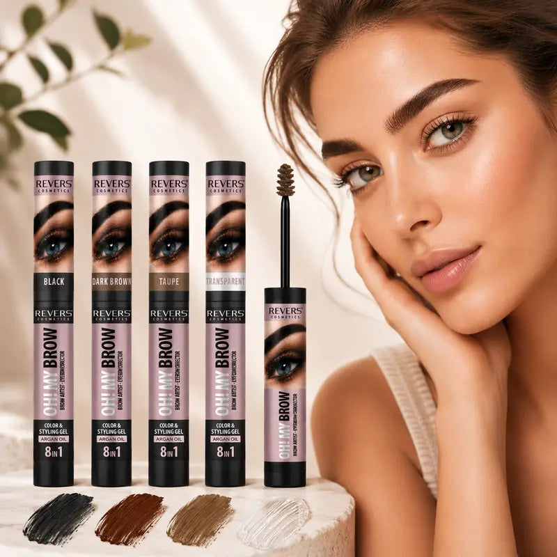 OH! MY BROW Eyebrow Styling Gel-Corrector with Argan Oil – Defining, Nourishing & Long-Lasting Brow Gel