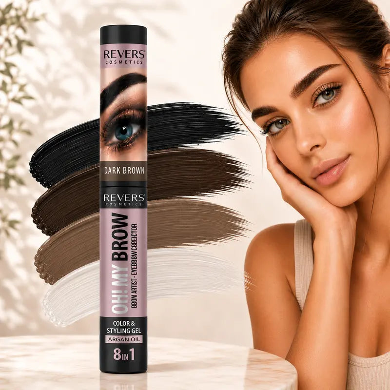 OH! MY BROW Eyebrow Styling Gel-Corrector with Argan Oil – Defining, Nourishing & Long-Lasting Brow Gel