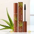 Brown Hemp Seed Oil Mascara Lengthening & Volumizing Lash Care with Aloe Vera & Vitamin E