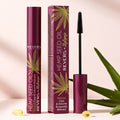 Burgundy Hemp Seed Oil Mascara Lengthening & Volumizing Lash Care with Keratin & Vitamin E