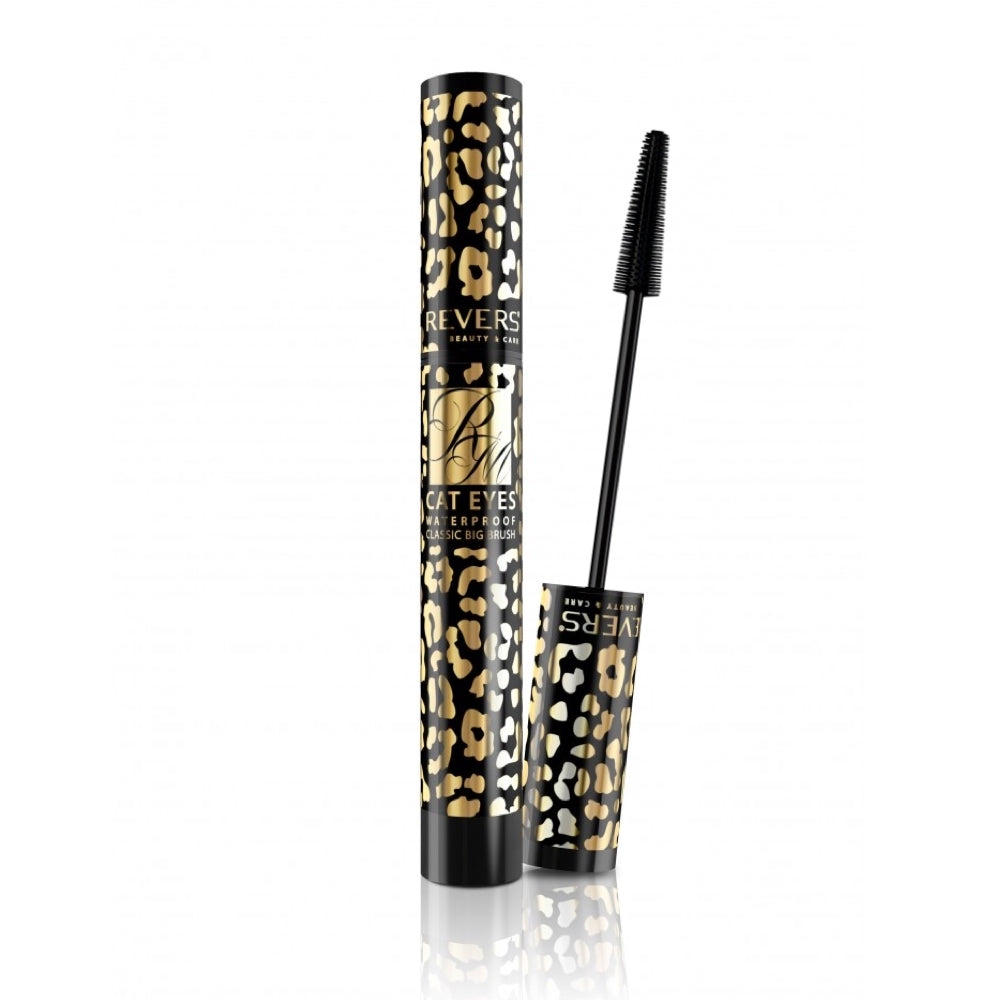 Cat Eyes Length & Volume Boost Mascara with Silicone Brush Velvet Formula Black