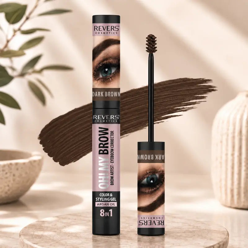 OH! MY BROW Eyebrow Styling Gel-Corrector with Argan Oil – Defining, Nourishing & Long-Lasting Brow Gel