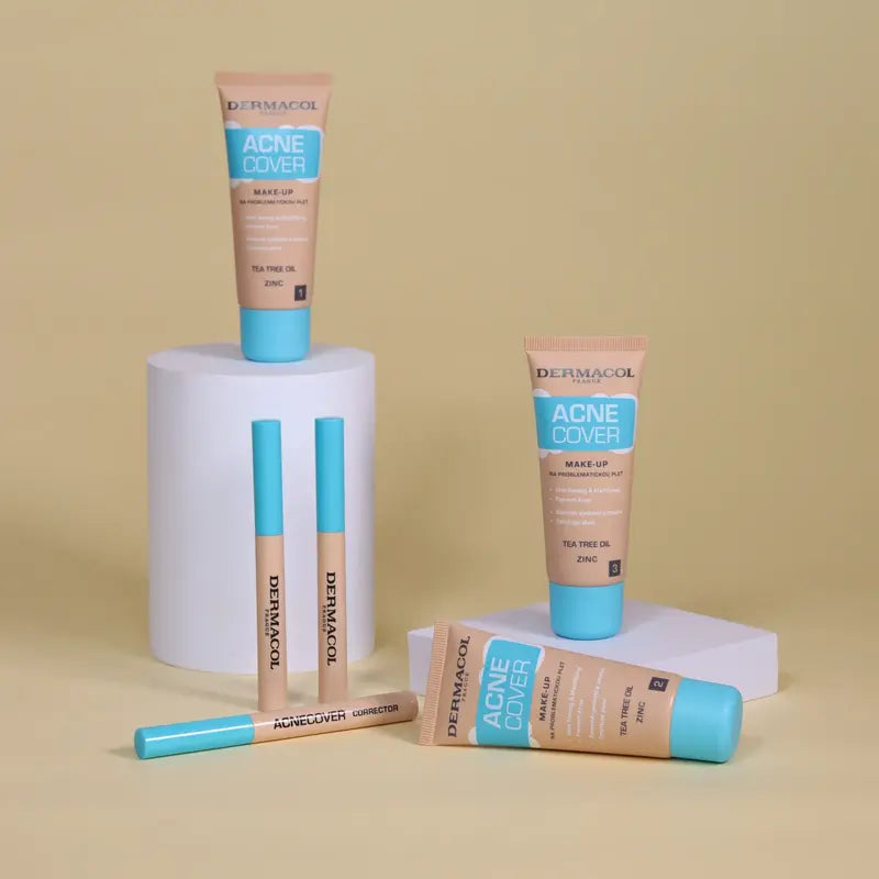 Dermacol Acne Cover Matte Makeup Foundation For Problematic Skin Tea Tree Oil & Zincidone