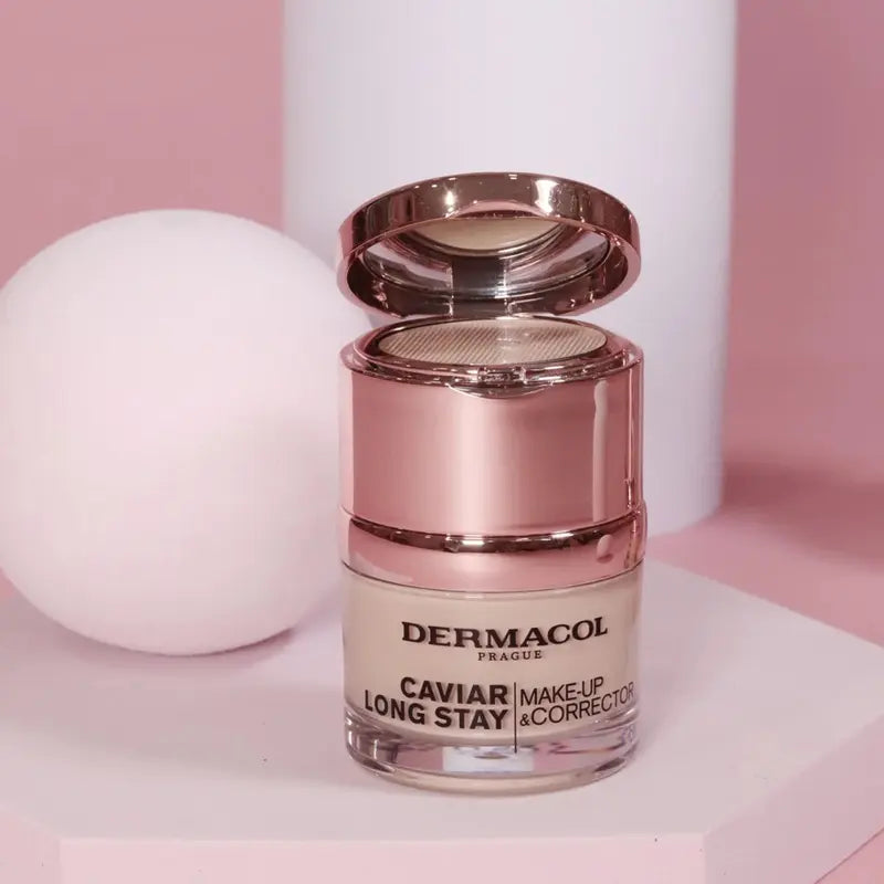 Dermacol Caviar Long-Stay Firming Foundation & Concealer 2-in-1 High Coverage Makeup
