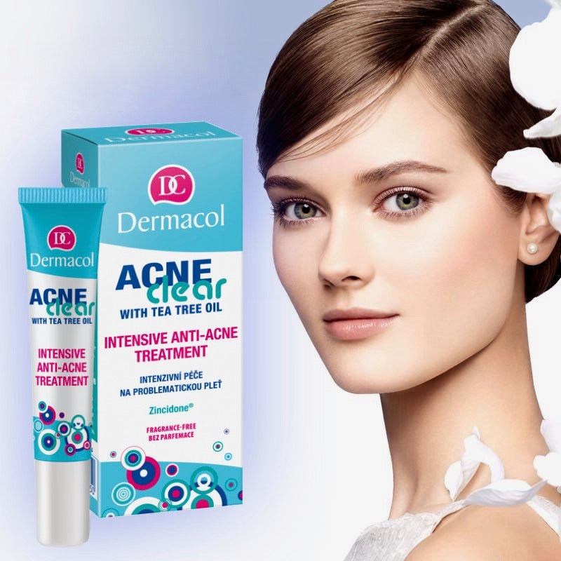 Dermacol Acne Clear Spot Cream for Problematic Skin Anti-Acne Treatment