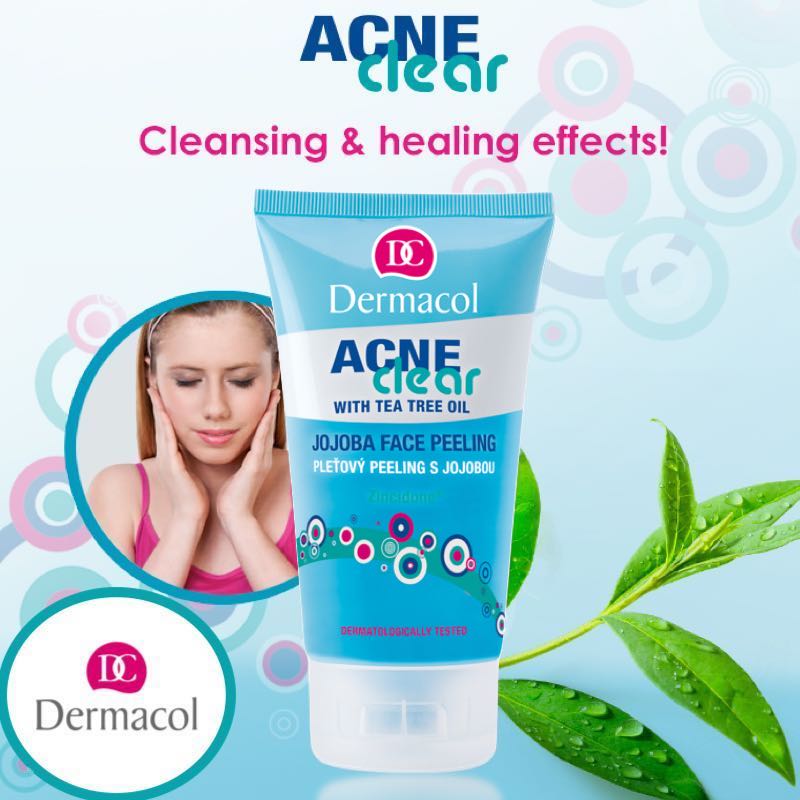 Dermacol Acne Clear Exfoliating Face Cleanser for Problematic Skin Salicylic Acid & Tea Tree Oil