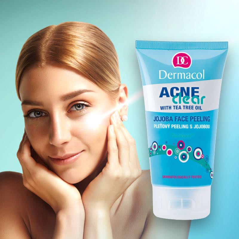 Dermacol Acne Clear Exfoliating Face Cleanser for Problematic Skin Salicylic Acid & Tea Tree Oil