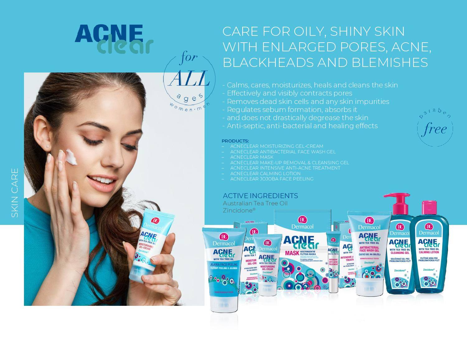 Dermacol Acne Clear Evermat Gel Cream Pore Tightening Combination & Oily Skin