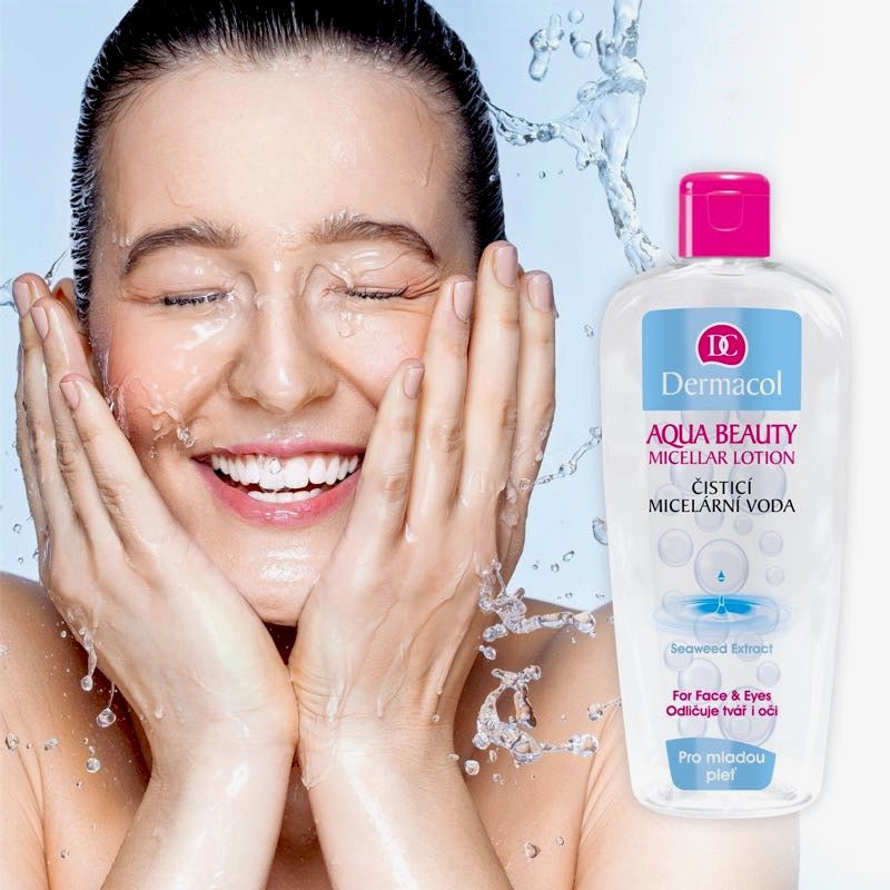 Dermacol Aqua Beauty Micellar Water Bi-Phase Makeup Remover with Panthenol 400ml