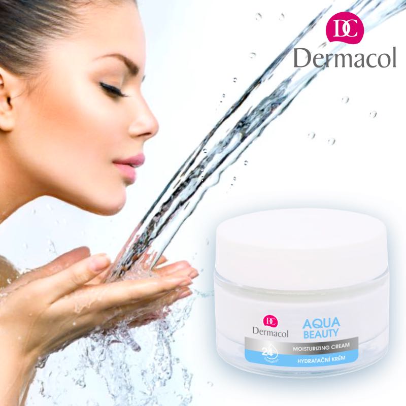 Dermacol Aqua Beauty Moisturizing Gift Set Face Cream, Cleansing Gel & Micellar Water