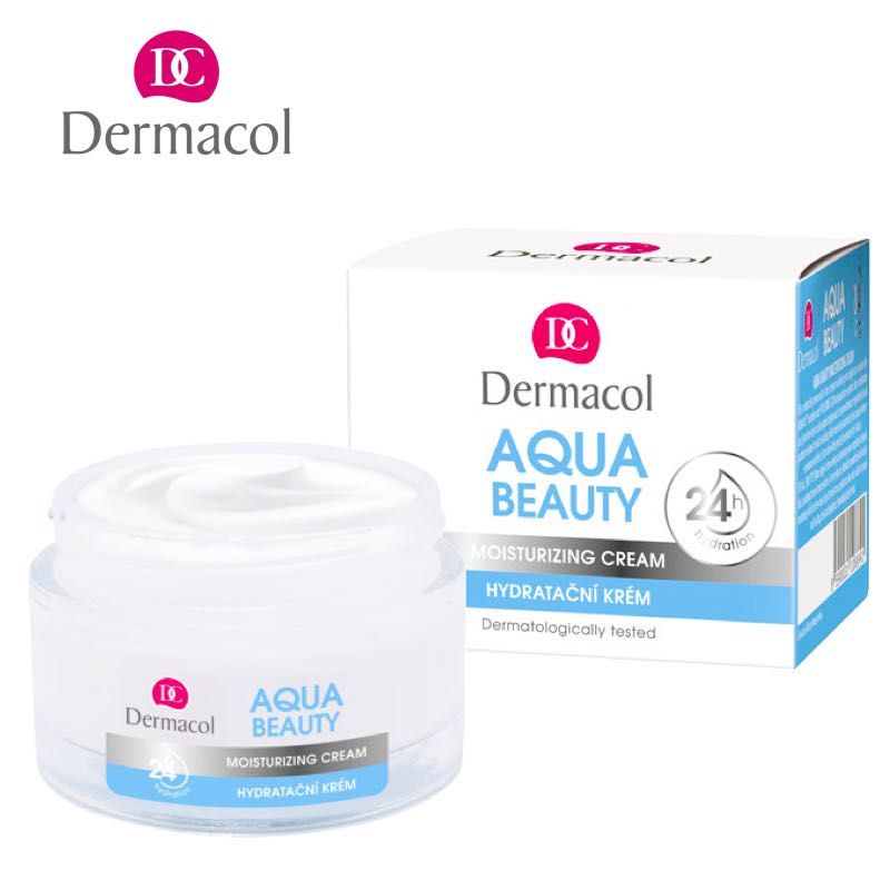 Dermacol Aqua Beauty Moisturizing Gift Set Face Cream, Cleansing Gel & Micellar Water