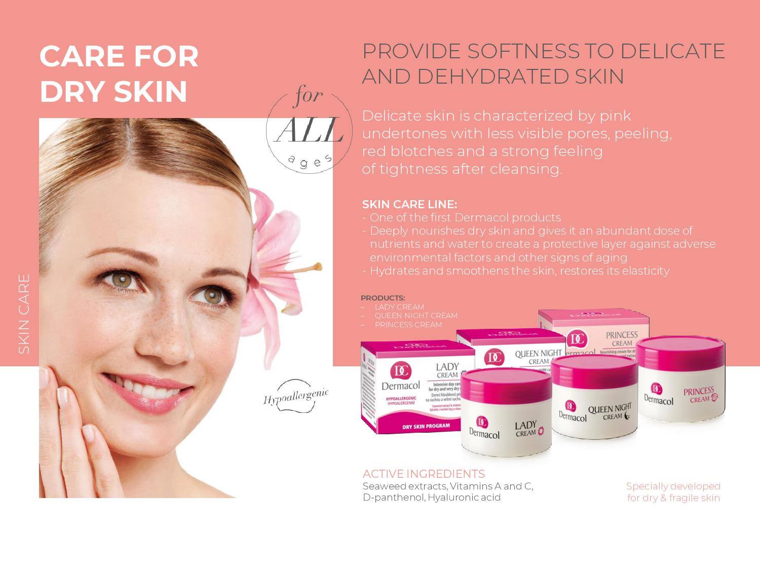 Dermacol Princess Cream Nourishing & Moisturizing Day Care for Dry Skin With Seaweed Extracts