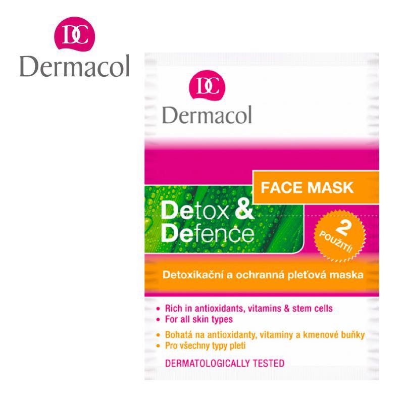 Dermacol Detox & Defence Face Mask with Antioxidants, Vitamins & Stem Cells