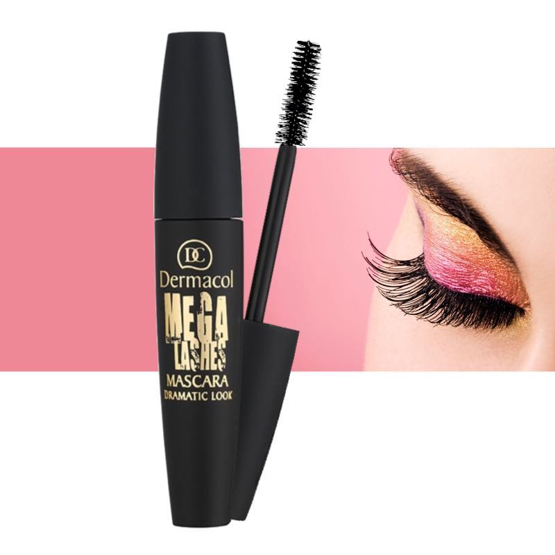 Dermacol Mega Lashes Volume & Care Mascara Intense Black Extreme Volume