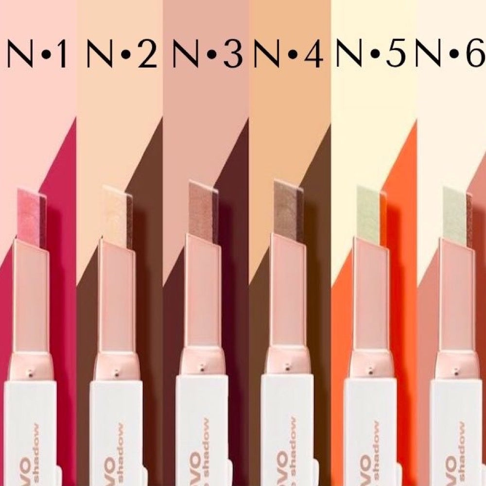 DuoShimmer™ Long-Lasting Creamy Eyeshadow Stick Two-Tone Shimmer & Matte Crayon