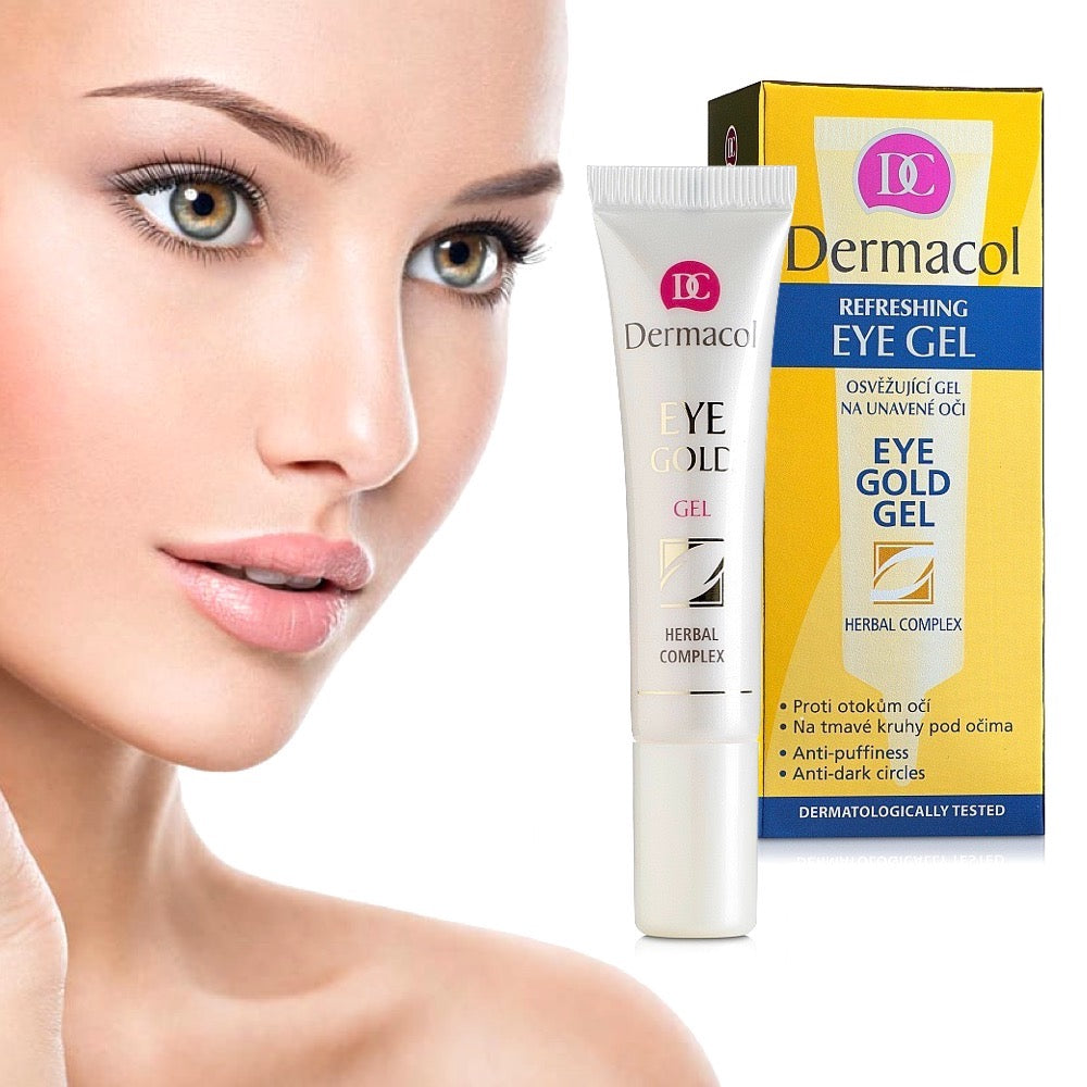Dermacol Eye Gold Gel Refreshing Serum to Treat Swelling & Dark Circles