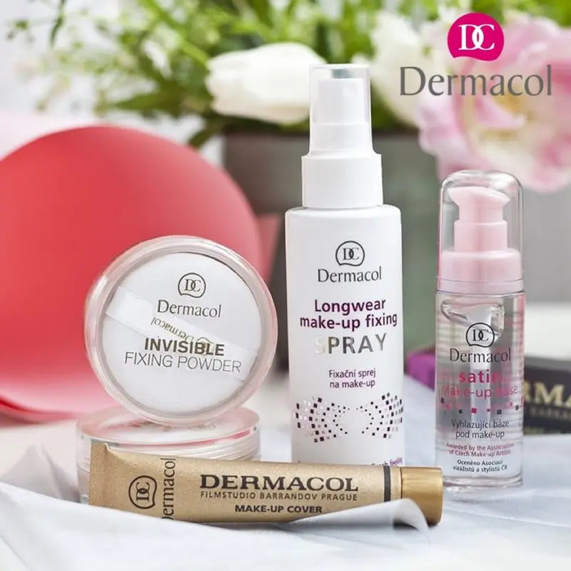 Dermacol Invisible Fixing Powder – Translucent Loose Face Powder for Natural Matte Finish