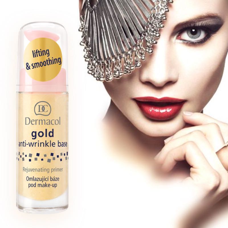 Dermacol Gold Anti-Wrinkle Makeup Base Anti-Aging Rejuvenating & Smoothing Primer 20ml