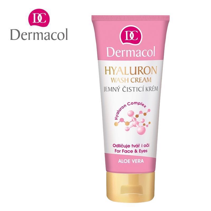 Dermacol Hyaluron Wash Cream Gentle Cream Cleanser Face & Eyes Makeup Remover