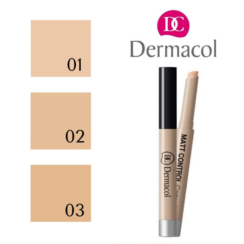 Dermacol Matt Control Makeup Corrector Long Wear Face Concealer Micro Correcting Pen