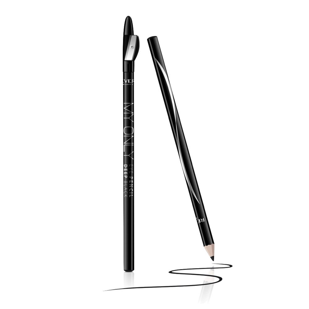 My Only Black Wooden Eyeliner Pencil Kajal with a Sharpener Extremely Long-Lasting