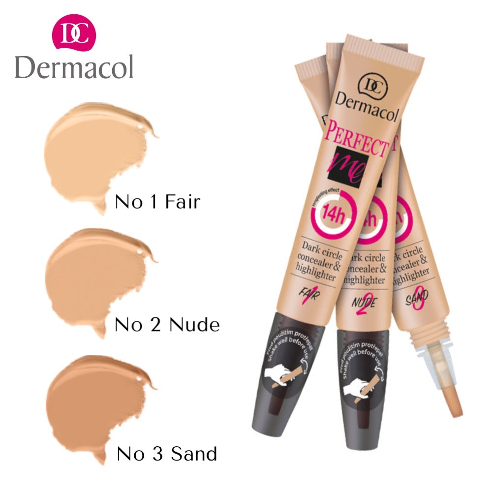 Dermacol Perfect Me Dark Circle Concealer & Highlighter 2in1 Perfecting Corrector