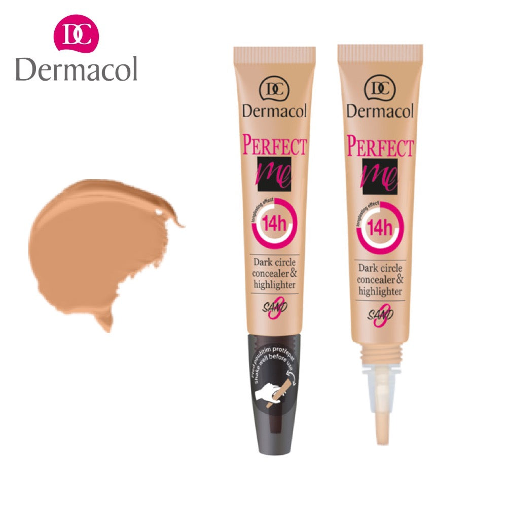 Dermacol Perfect Me Dark Circle Concealer & Highlighter 2in1 Perfecting Corrector