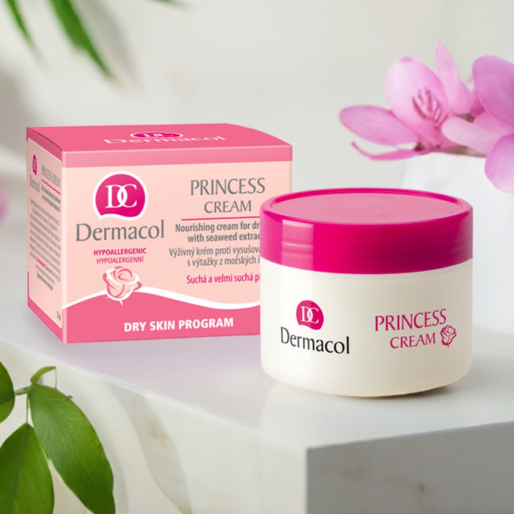 Dermacol Princess Cream Nourishing & Moisturizing Day Care for Dry Skin With Seaweed Extracts