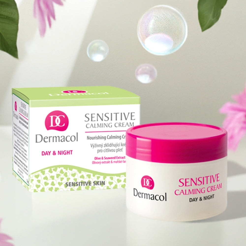 Dermacol Nourishing Calming Face Cream Olive & Seaweed Extract Sensitive Skin 50ml