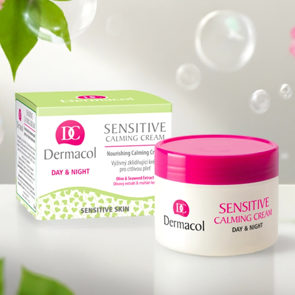 Dermacol Nourishing Calming Face Cream Olive & Seaweed Extract Sensitive Skin 50ml