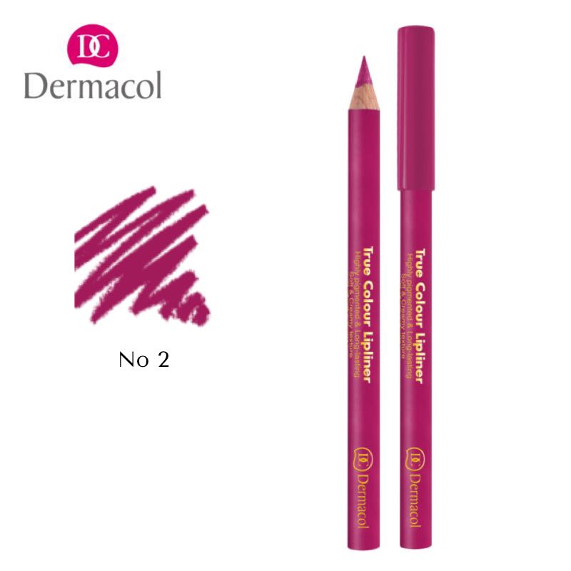 Dermacol Plumping Lip Liner Pencil True Colour Long Lasting Makeup for Fuller Lips