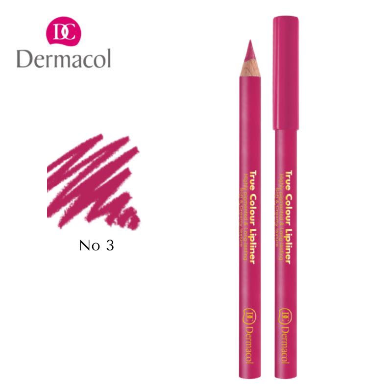 Dermacol Plumping Lip Liner Pencil True Colour Long Lasting Makeup for Fuller Lips